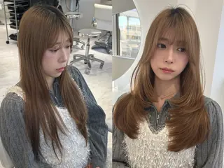 ロング レイヤーカット🤍 seriraのヘアスタイル