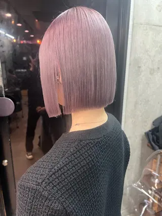 ショート 透明感カラー🌿ボブ ✨飛田　ケイのヘアスタイル