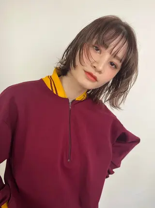 ミディアム 🍸nana/透明感 カラー/レイヤー✨のヘアスタイル