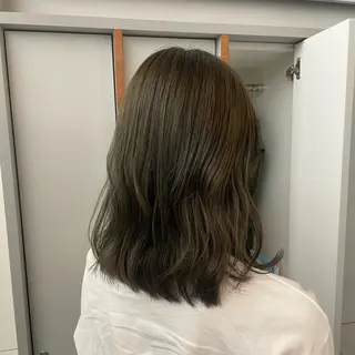 セミロング カラー 髪質改善カラー/ボブ 🌻Mutsumiのヘアスタイル
