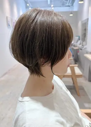ショート カラー 髪質改善・ クロスパーマ◎倉澤のヘアスタイル