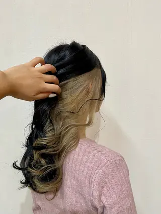 カラー 杉森 蘭琉のネイルデザイン