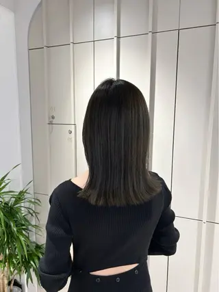 ミディアム カラー 若狭 愛梨のヘアスタイル