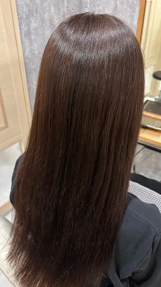 ロング カラー 似合わせ 顔周りYUUGAのヘアスタイル