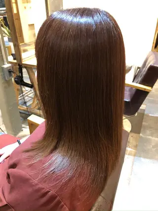ロング カラー hair care ACRO店長　谷のヘアスタイル