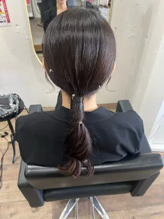 ヘアアレンジ ナチュラルな仕上がり 🫧💜nakanoのヘアスタイル