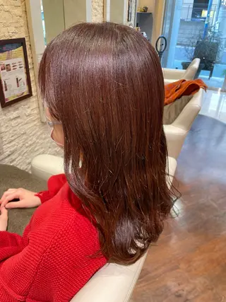 ロング カラー 黒坂 唯奈 /パーマとボブ特化のヘアスタイル
