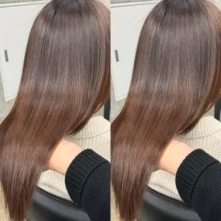 セミロング 髪質改善/浅沼 亮のヘアスタイル