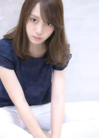 セミロング YOKOI SHINJIのヘアスタイル