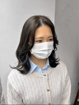 ミディアム カラー 🌼韓国ヘア🌼 田中義也のヘアスタイル