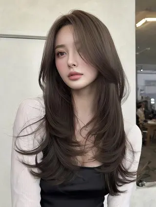 ロング 周防 頼翔のヘアスタイル