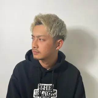 ショート カラー メンズ 【柏メンズパーマ職人 】店長　KAZUMAのヘアスタイル