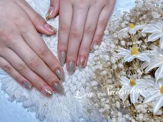 ショート カラー ネイル Le’a NailSalonのネイルデザイン