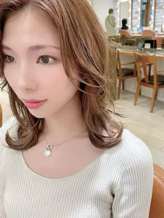 ミディアム 小幡永吉 ✨ショート✨韓国✨のヘアスタイル