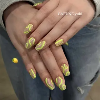 ネイル 🎼CAFUNÉ_ TOKYO.•*¨のネイルデザイン