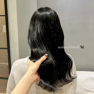 ロング カラー 𝒎𝒐𝒆🩰 名駅/ヘアメ/暖色♡のヘアスタイル