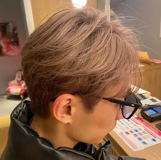 ミディアム パーマ unopulir 景山　凌のヘアスタイル