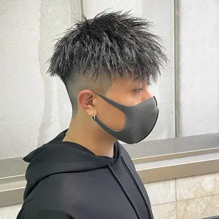 パーマ メンズ 渋谷/フェード/ 國分 翔のヘアスタイル