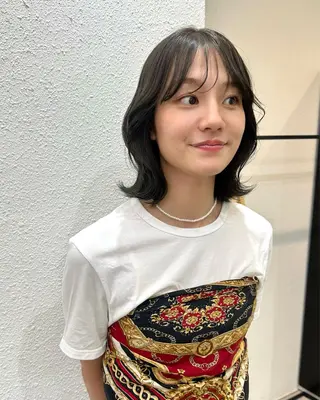 ミディアム etore 矢場町 南沙希のヘアスタイル