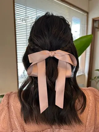 ミディアム 北本 美幸のヘアスタイル