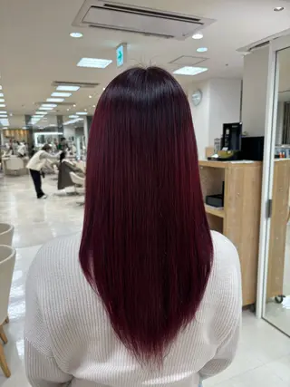 カラー 🎀暖色カラー/透明 感カラー/ひな🎀のヘアスタイル