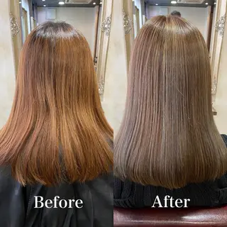 セミロング カラー 【髪質改善特化】 ✂︎  jun ✂︎のヘアスタイル
