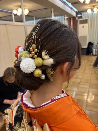 ヘアアレンジ 関山浩平ショート /ボブ/ヘアセットのヘアスタイル