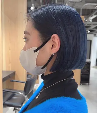 ショート カラー スキバサミを使わない カット🌼唯🌼のヘアスタイル