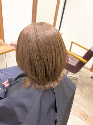 ショート カラー パーマ 森山 陽菜のヘアスタイル