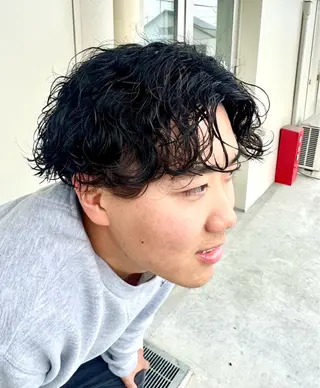 山田 誠也のヘアスタイル