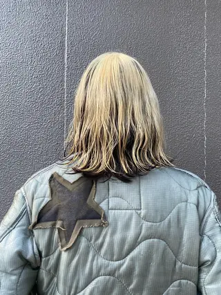 カラー パーマ 八木 聖華のヘアスタイル