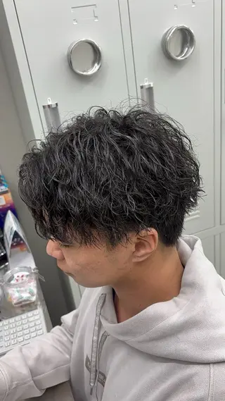 ショート パーマ メンズ 名古屋メンズパーマ /松井生のヘアスタイル