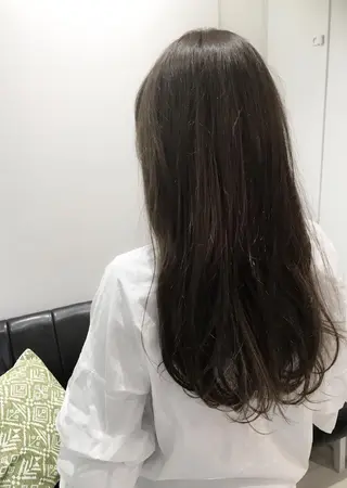 セミロング カラー 田室 和幸のヘアスタイル