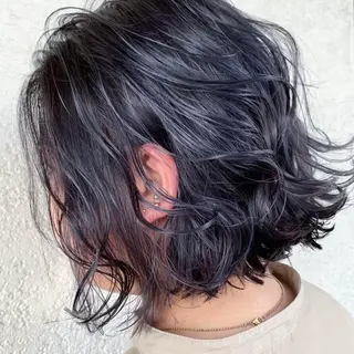 ショート カラー メンズパーマ/新潟駅 NOBUTA🔥のヘアスタイル
