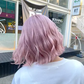 ミディアム 🤍ムラ修正ブリーチ 🤍原宿/YUUのヘアスタイル