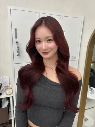 ロング カラー 〖ワンホンヘアー〗 SAKURA👼🏻のヘアスタイル