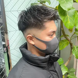 カラー メンズ 渋谷/フェード/ 國分 翔のヘアスタイル