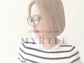 ミディアム MYRTLE TSUNODAのヘアスタイル