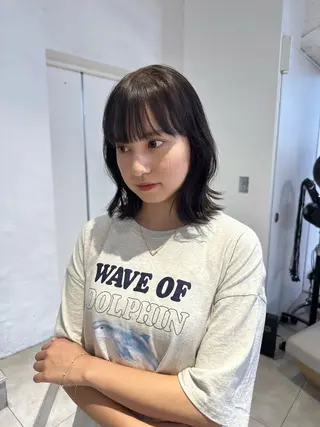 ミディアム 韓国ヘアメンズ・レデ ィース特化ミクのヘアスタイル