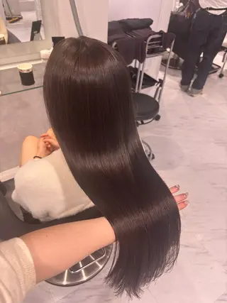 ロング カラー 髪質改善🩰透明感カ ラー🎀hinanoのヘアスタイル