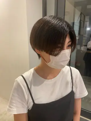 ショート ヤタガイ ミツエのヘアスタイル