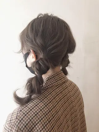 ミディアム ✨透明感ケアカラー✨ 長野ゆきなのヘアスタイル