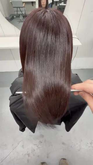 ロング ブリーチ×縮毛矯正 💫だいちのヘアスタイル