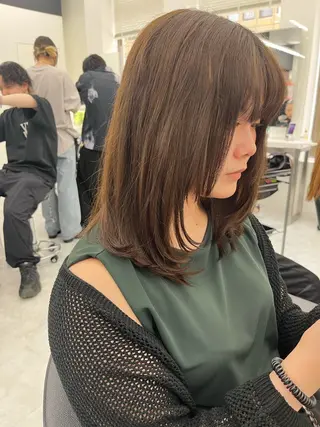 セミロング カラー 💖トレンド春夏 カラー💖FUTAのヘアスタイル