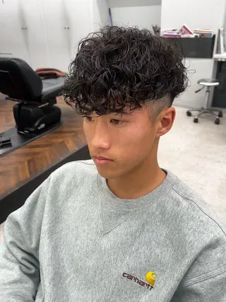 パーマ メンズ 🍐シャドウパーマ メンズ特化/守岡🍐のヘアスタイル