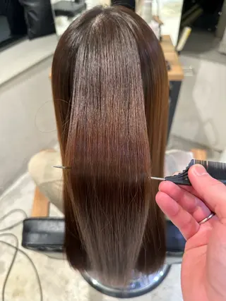 ロング さかもと りくのヘアスタイル