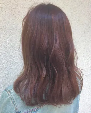 ミディアム カラー パーマ ヘアアレンジ 【白髪ぼかし 専門GBG】自由が丘のヘアスタイル