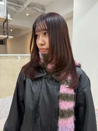 ミディアム カラーモデル募集中 Rei🐈‍⬛/大宮のヘアスタイル