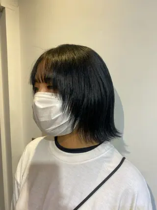 ショート ショート/ボブ/顔周 りレイヤー/RINAのヘアスタイル