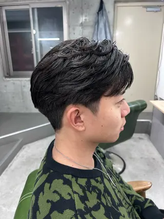 パーマ THE SUITS BROTHERS men's salon 名古屋 金山店所属・毛流れパーマ/ Rukiaのヘアスタイル